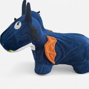 Bouncy Pals Blue Hopping Dragon Bouncy Toy